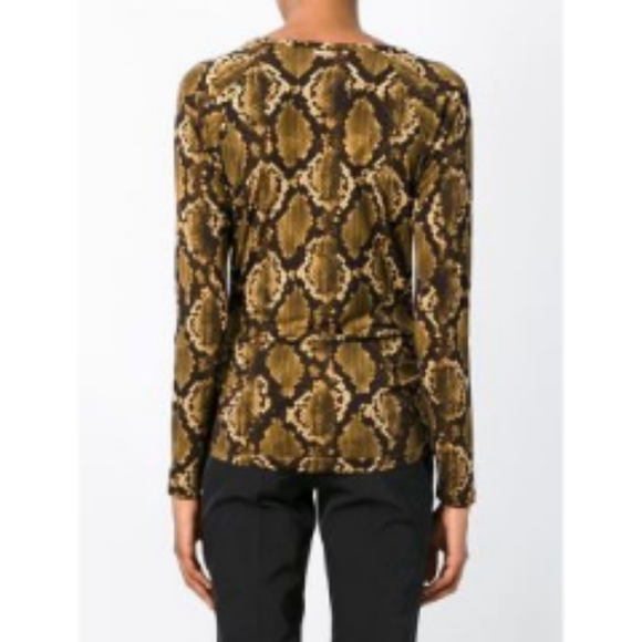 MICHAEL MICHAEL KORS GROMMET PEASANT BLOUSE - Picture 1 of 7